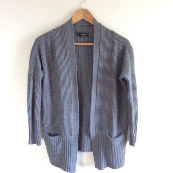 Aritzia Tulula Cashmere blend cardigan - Picture 1 of 8
